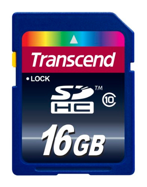Карта памяти Transcend SDHC 16 Gb 10 Class