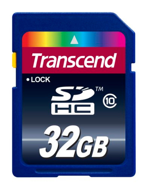 Карта памяти Transcend SDHC 32 Gb 10 Class