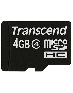 Карта памяти Transcend microSD 4 Gb 10 Class