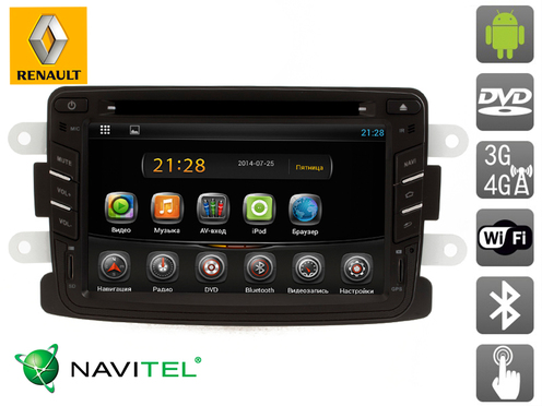 Штатная автомагнитола AVIS на Android для Renault Duster (2011-...)/Logan II (2014-...)/Sandero II (2014-...)