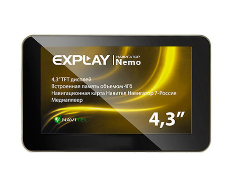 GPS навигатор Explay Nemo с экраном 4,3"