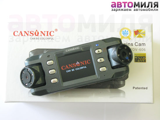 Cansonic FDV-606 Twins cam коробка и видеорегистратор