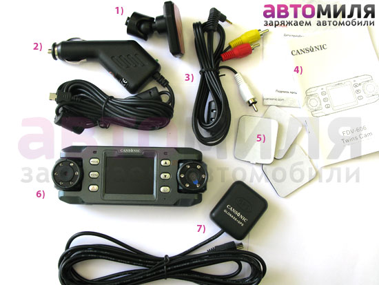 Комплектация Cansonic FDV-606 Twins cam